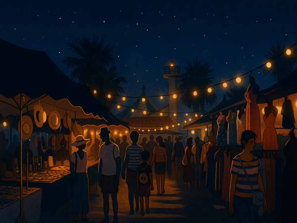 Marché Nocturne Du Village