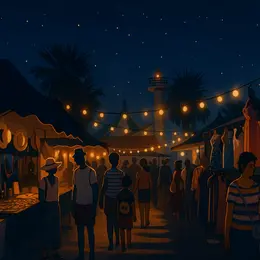 Marché Nocturne Du Village