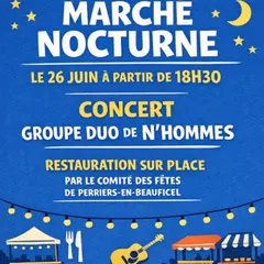 Marché nocturne et concert