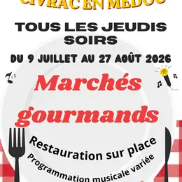 Marché nocturne et gourmand à Civrac-en-Médoc