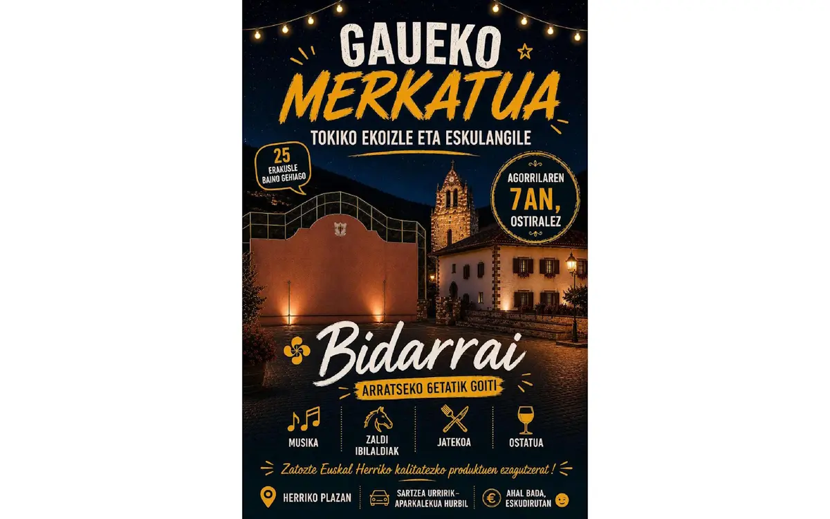 Marché nocturne-Gaueko merkatua