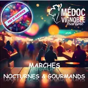 Marché nocturne gourmand et feu d'artifices