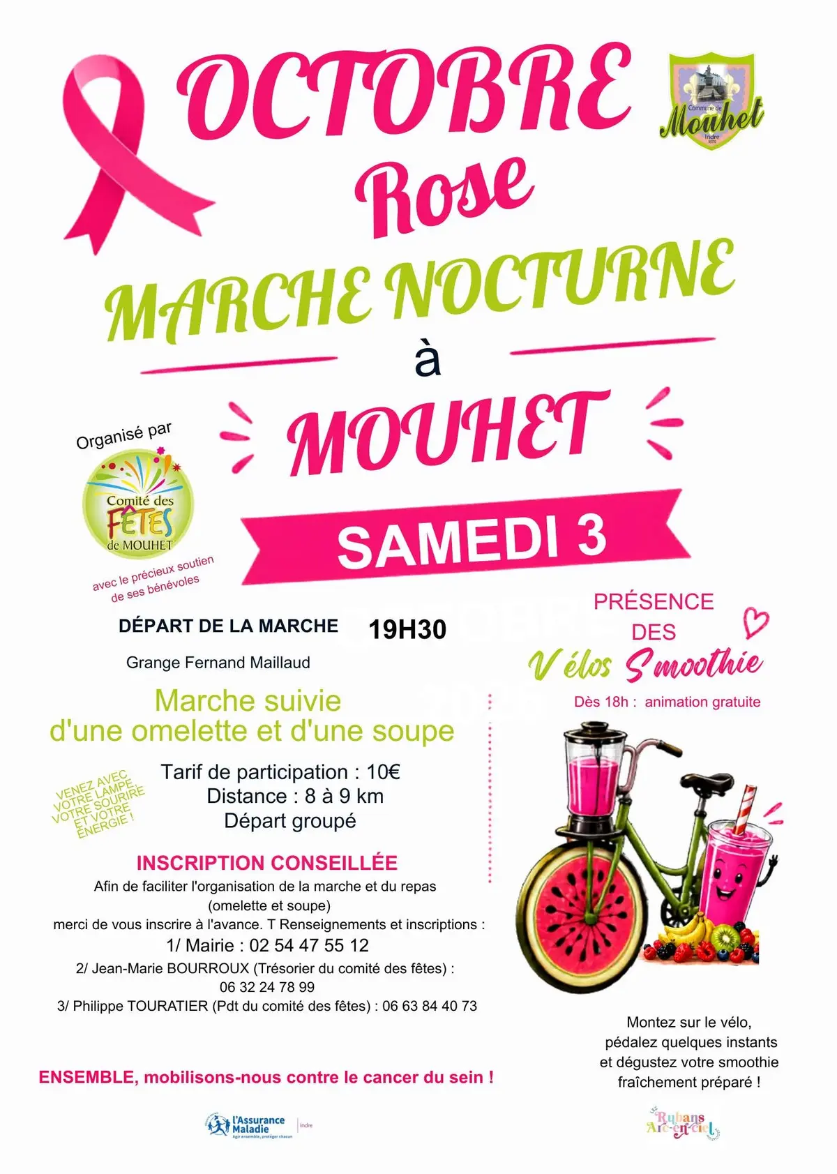 Marche nocturne - Octobre rose