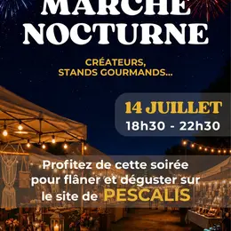 Marché nocturne - Pescalis