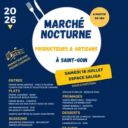 Marché  nocturne - Saint Goin