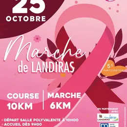 Marche Octobre Rose à Landiras