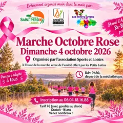 Marche Octobre rose à St Perdon