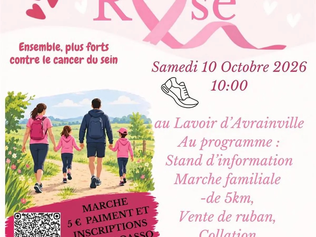 Marche Octobre Rose - Avrainville