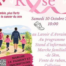 Marche Octobre Rose - Avrainville