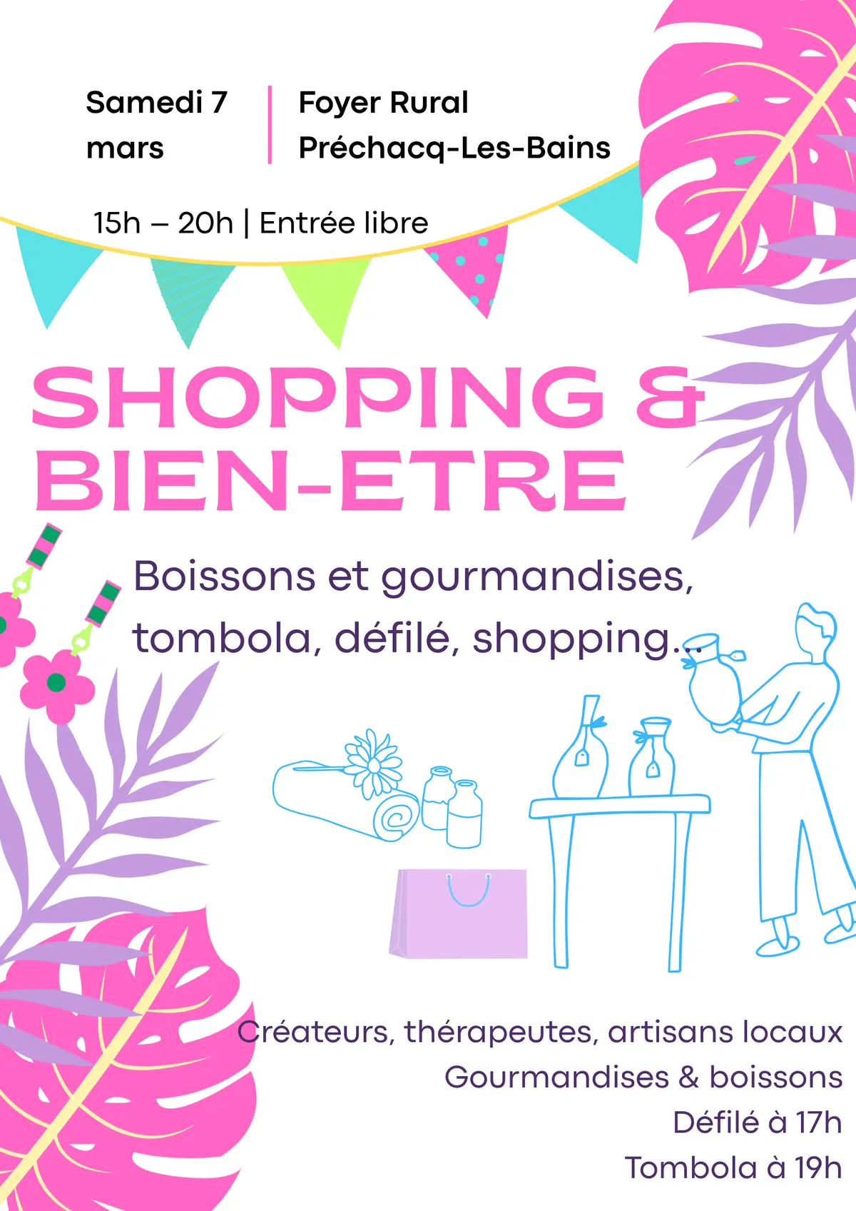 Marché printemps de la femme