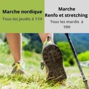 Marche renforcement musculaire + stretching