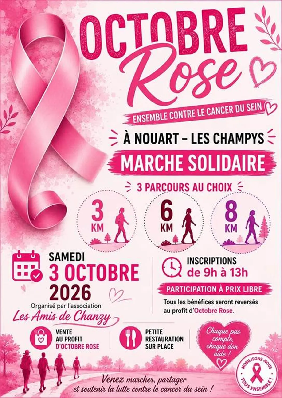 Marche rose