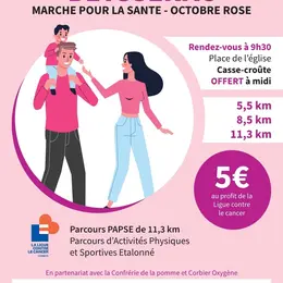 Marche Rose à Beyssenac