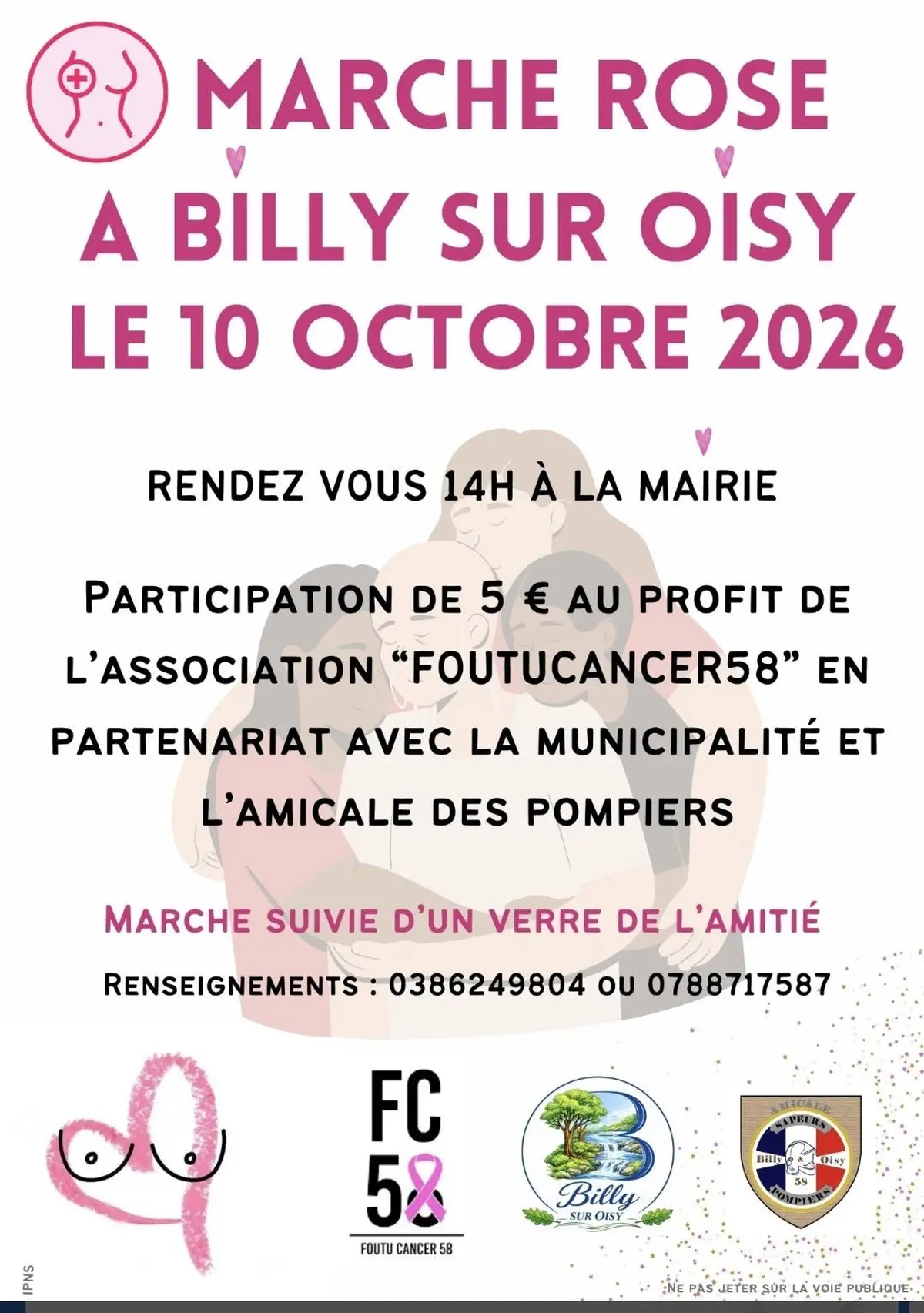 Marche Rose à Billy sur Oisy