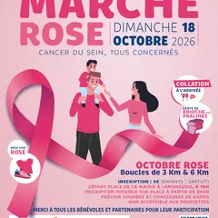 Marche Rose à Lamongerie