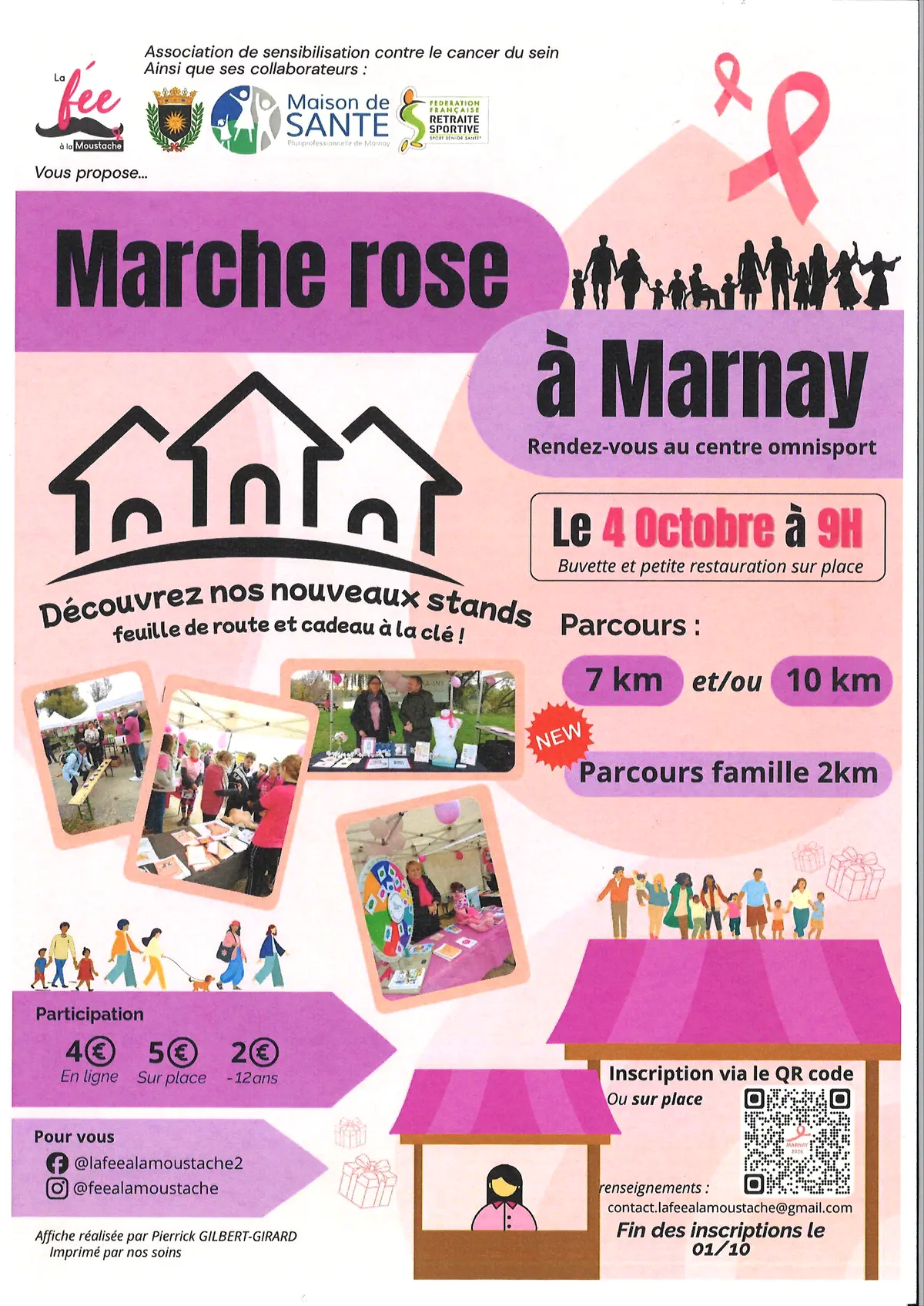 Marche Rose à Marnay