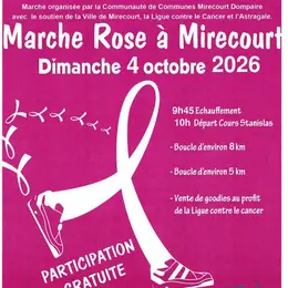 Marche rose à Mirecourt
