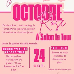 Marche Rose à Salon-la-Tour