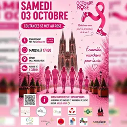 Marche rose Coutances se met au rose
