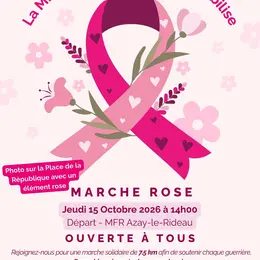 Marche Rose par le MFR d'Azay-le-Rideau