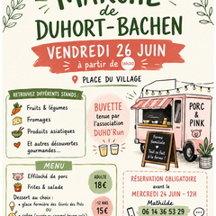 Marché rural à Duhort-Bachen