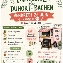 Marché rural à Duhort-Bachen