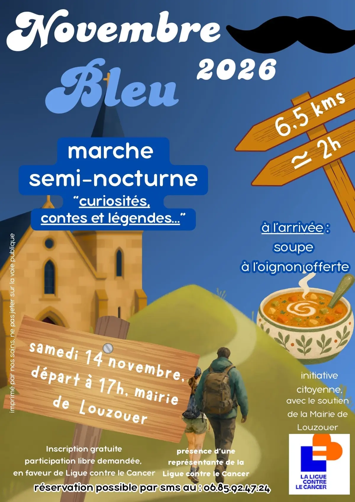 Marche semi-nocturne Curiosité, contes et légendes - Novembre Bleu