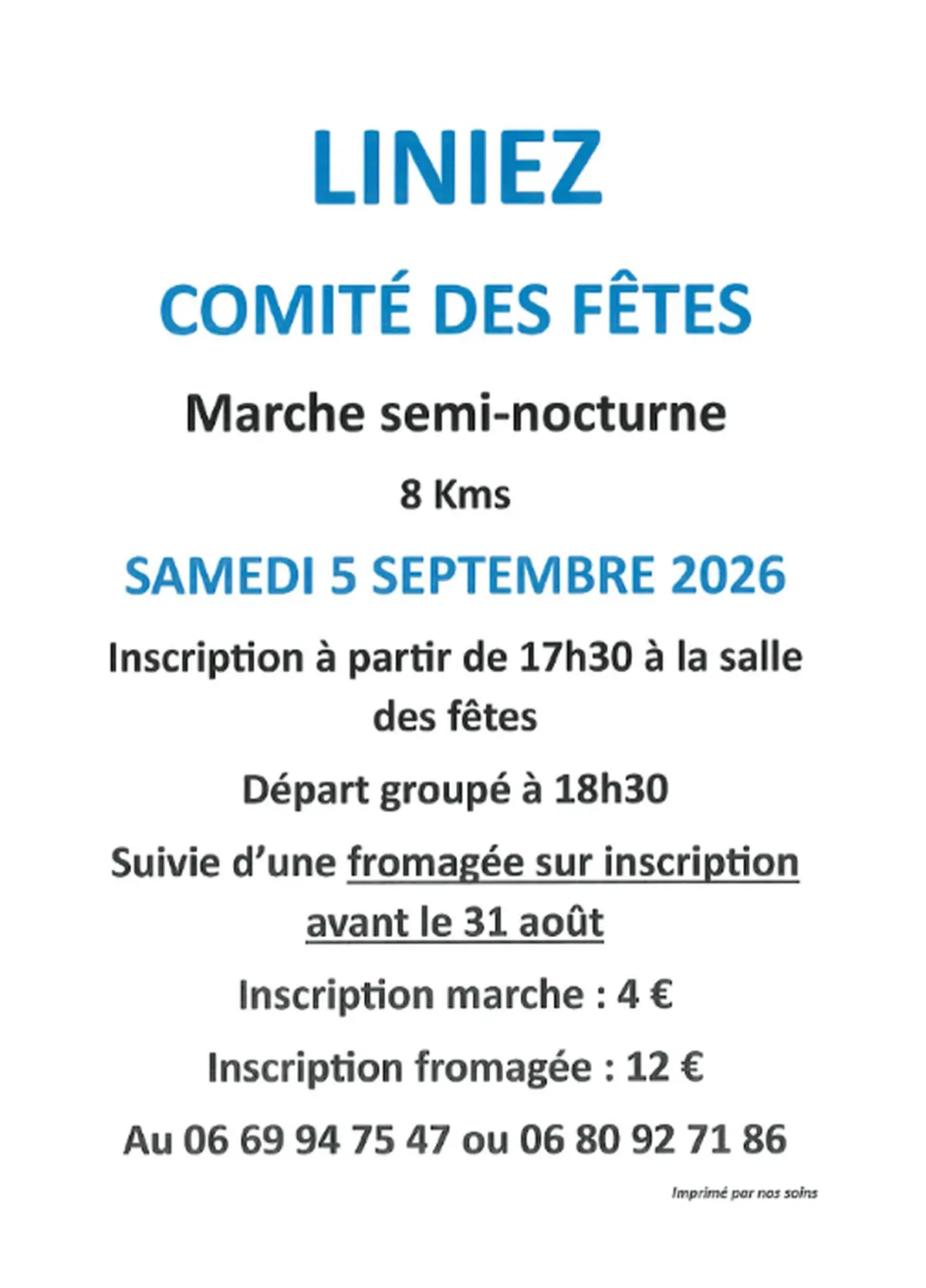 Marche semi-nocturne et fromagée