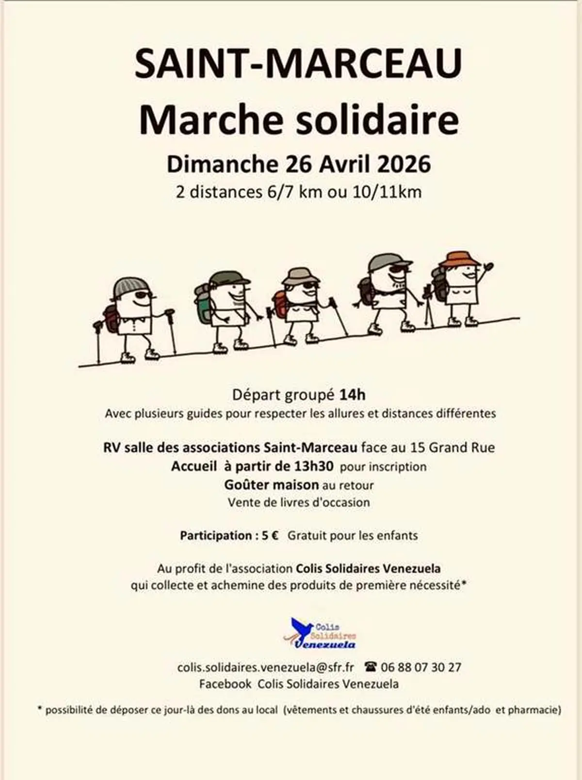 Marche solidaire à Saint-Marceau