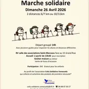 Marche solidaire à Saint-Marceau