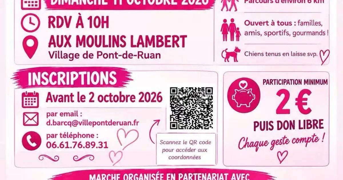 Marche solidaire, octobre rose