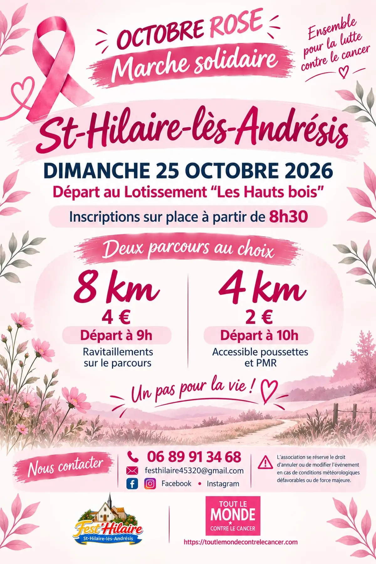 Marche solidaire Octobre rose