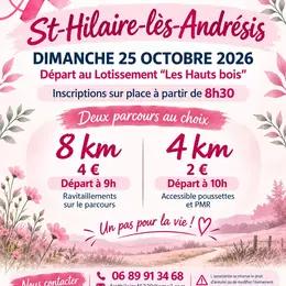 Marche solidaire Octobre rose