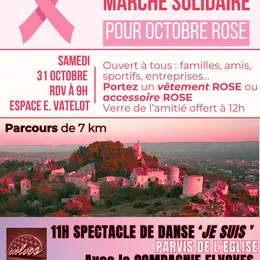 Marche solidaire Octobre Rose