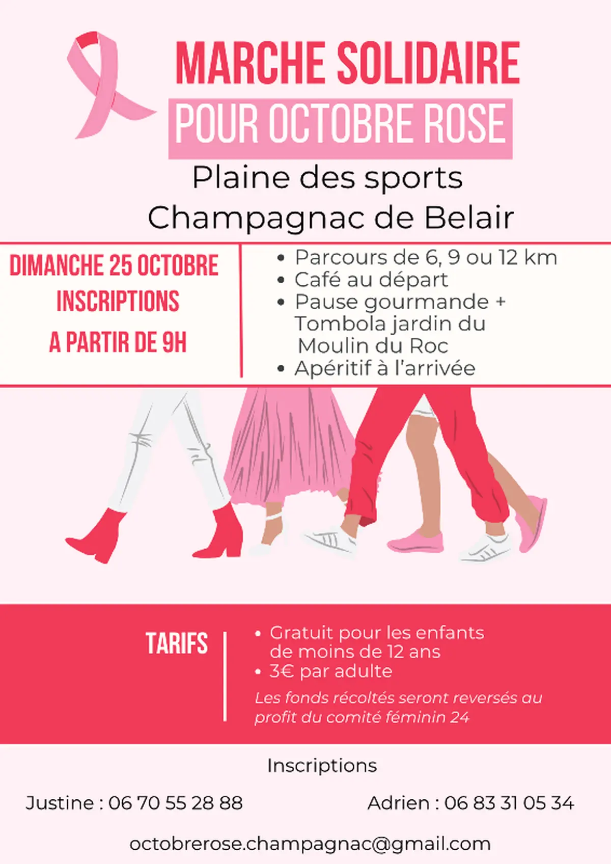 Marche solidaire Octobre Rose