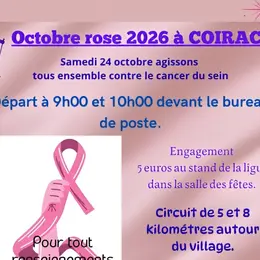 Marche solidaire octobre rose à Coirac