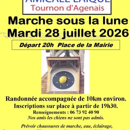 Marche sous la Lune