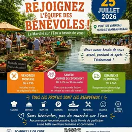 Marché sur l’eau au Vanneau-Irleau