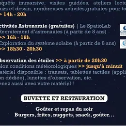 Marché terroir et festif et soirée astronomie