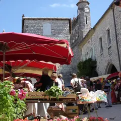 Marché traditionnel de Monflanquin