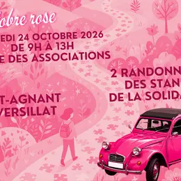 Marcher pour Octobre rose à Saint-Agnant -de-Versillat