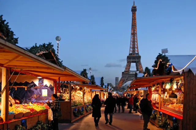 Marché de Noël du Trocadéro à Paris 