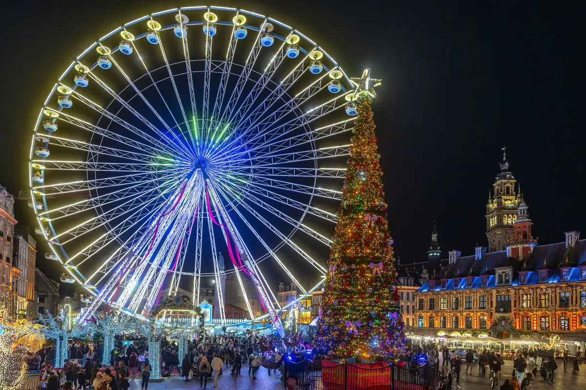 Parmi les plus
 Le march&eacute; de No&euml;l de Lille et sa c&eacute;l&egrave;bre Grande Roue
