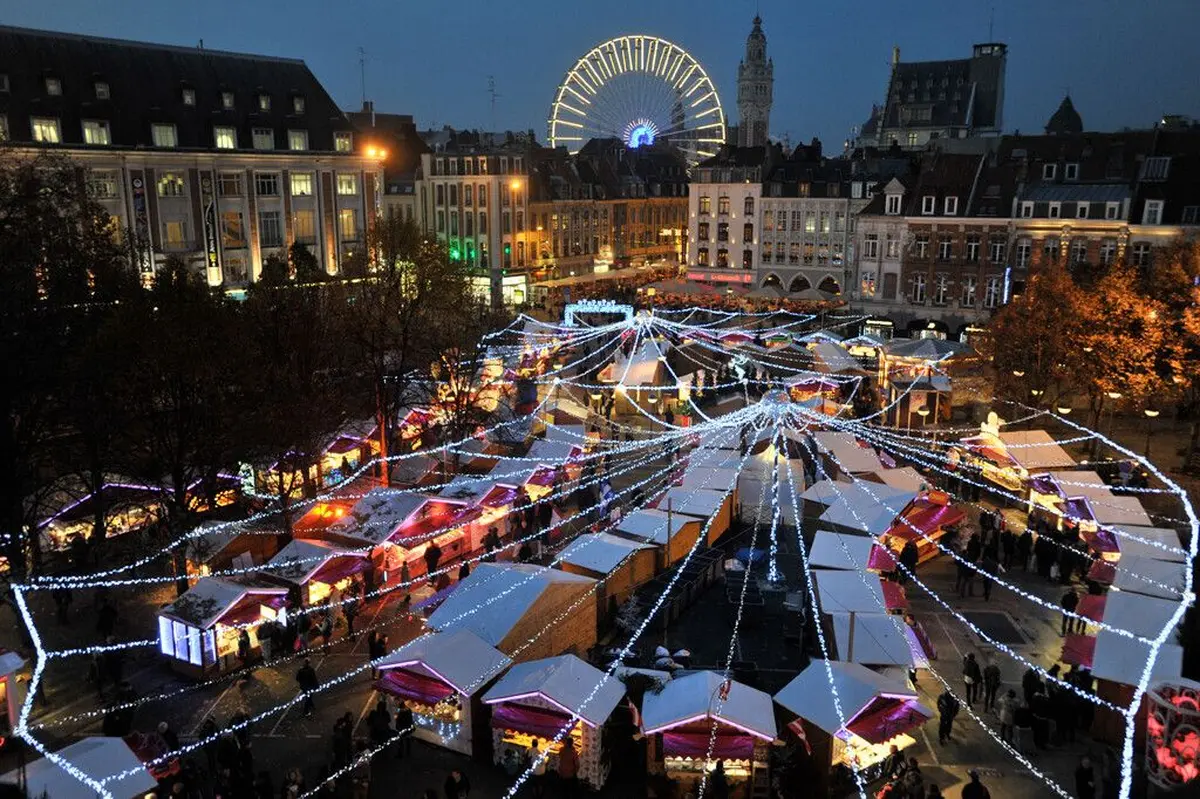 Le march&eacute; de No&euml;l de Lille 