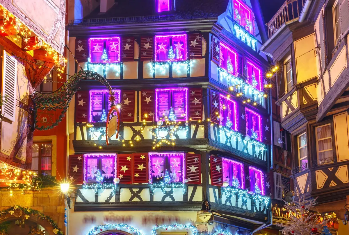 Les jolies façades de Colmar pour les fêtes de fin d'année