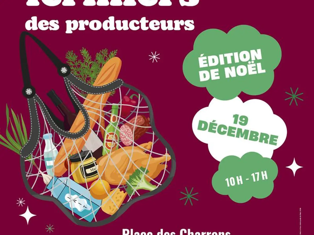 Marchés fermiers des producteurs : édition de Noël 2026