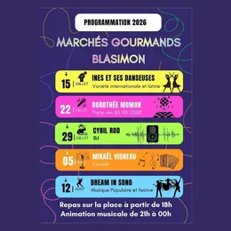 Marchés gourmands 2026