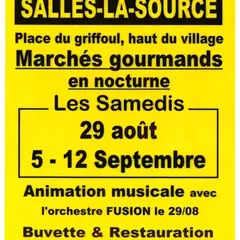 Marchés gourmands en nocturne