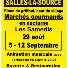 Marchés gourmands en nocturne