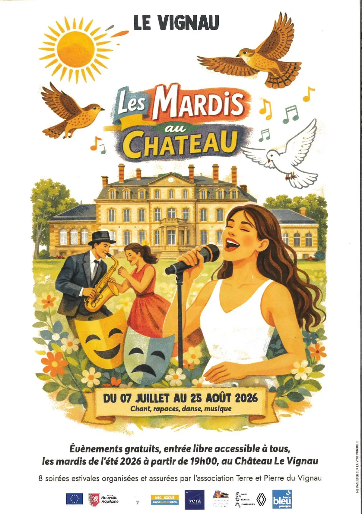 Mardis au Château : spectacle Lous Tchancayres